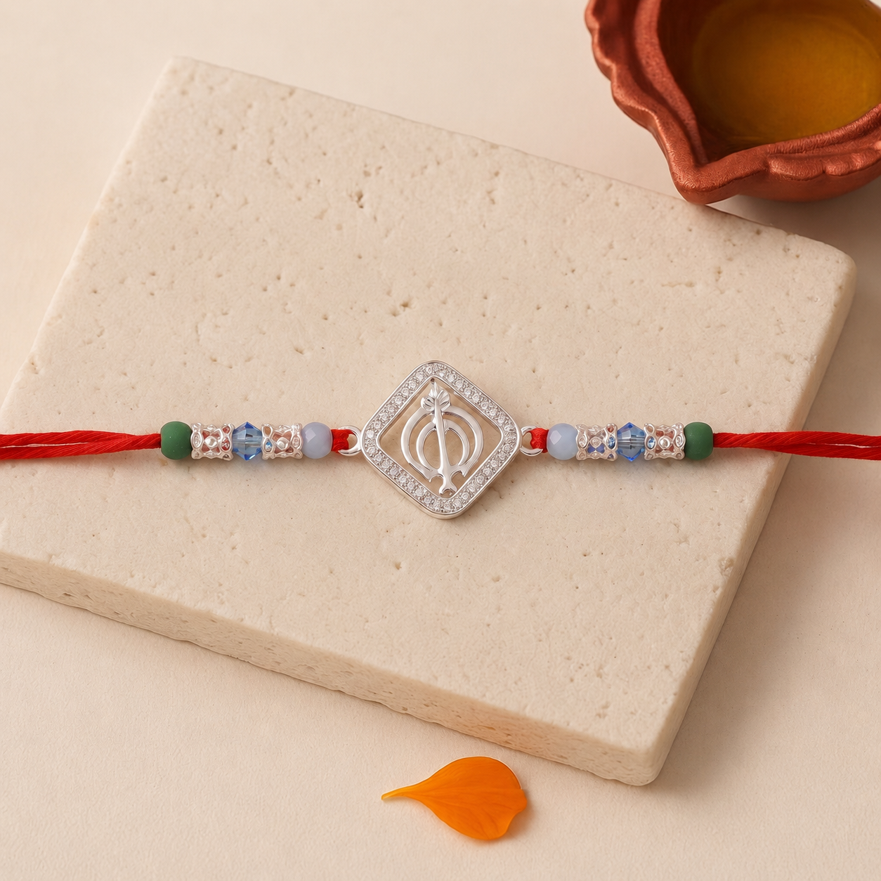 925 Sterling Silver Rakhi A Thread Of Grace And Protection